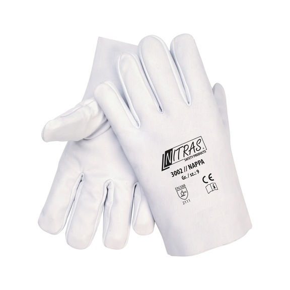 Gant de protection, cuir - PROTGLOV-NITRAS-NAPPALEATHER-3002-GR.9