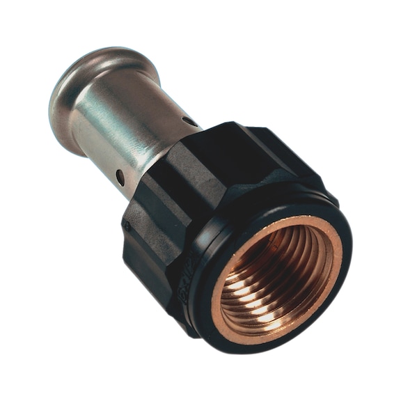 Raccord droit femelle PVDF pour tube multicouche