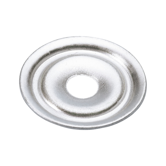 Rosace plate Atlas Quick - acier zingué - Ø 26 et 32