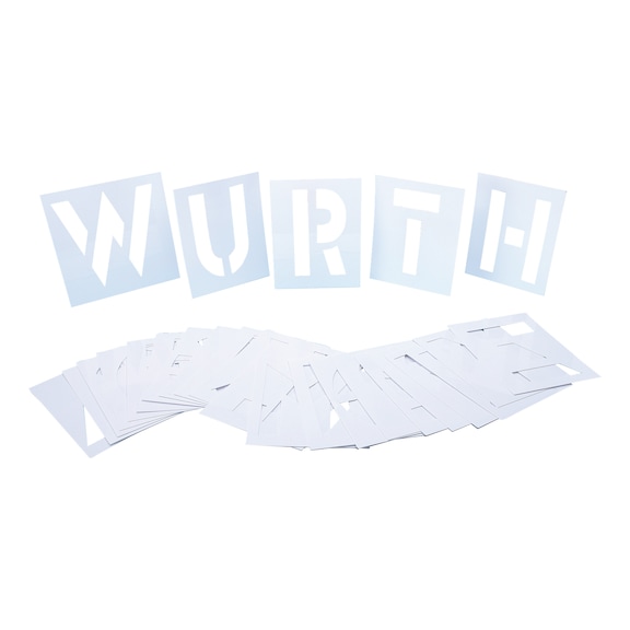 Pochoirs - POCHOIR LETTRES