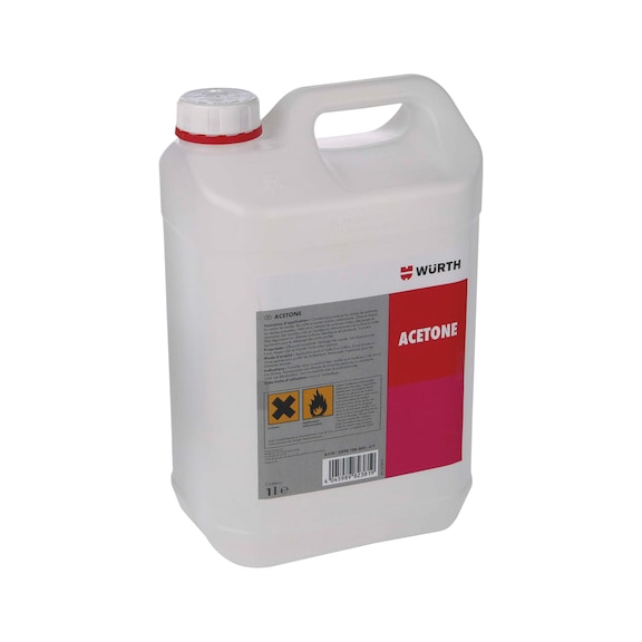 Nettoyant &agrave; l'ac&eacute;tone Pour le nettoyage et le d&eacute;graissage de pi&egrave;ces de toutes sortes - AC&Eacute;TONE BIDON 5 LITRES