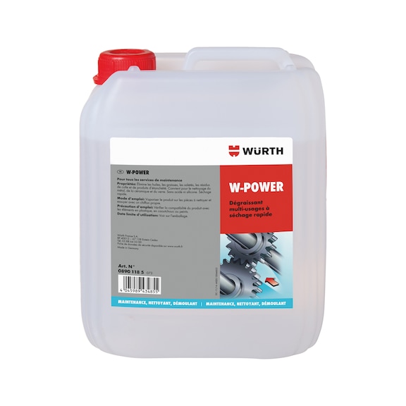 D&eacute;graissant W-Power - W-POWER DEGRAISSANT BIDON 5L