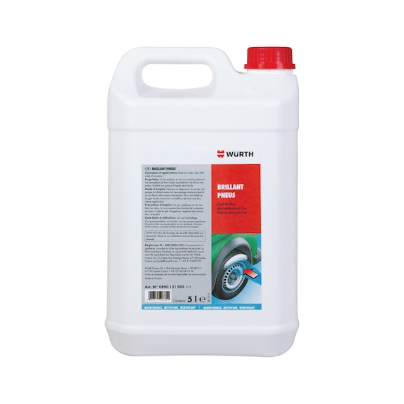 Nettoyant pour pneus - effet lustrant et brillant - 5 L