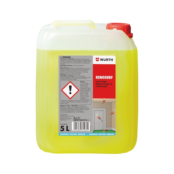 Nettoyant Renosurf - Lessivage des sols, murs et plafonds