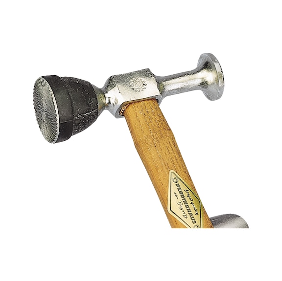 Marteau de carrossier à rétreindre à tête rotative