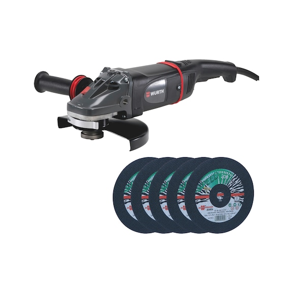 Açılı taşlama mak EWS 24 yeşil kesme diskli, 26 p. - MA-EL-SET-EWS24-CUTTINGDISC-GREEN