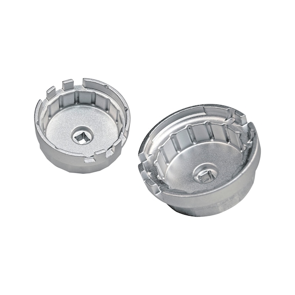 SET 3 CHIAVI SVITA FILTRO OLIO A TAZZA PER MISURE IN ACCIAIO 1x86 1x76 1x66 - AF Racing - Foto 11