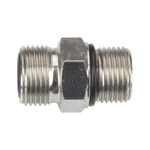 ORFS-UNF straight fitting, male thread