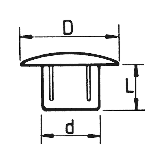 Tappo Copriforo Di Plastica Tondo BIANCO Per Buchi Di Diametro 17 Mm - Foto 10