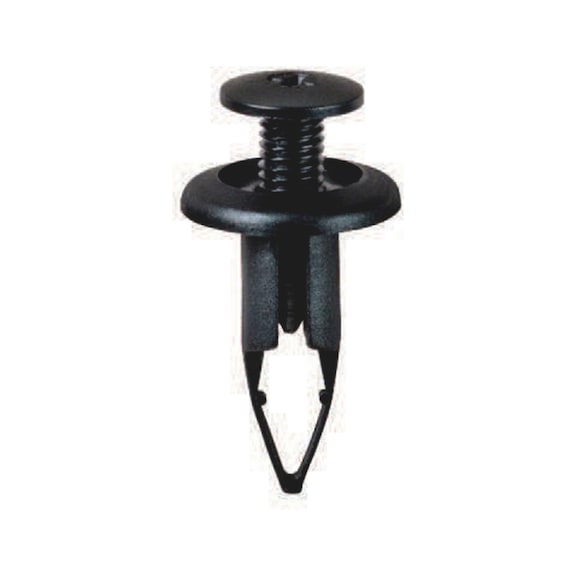 Screw rivet tapers downwards, closed - BUMPER CLIP