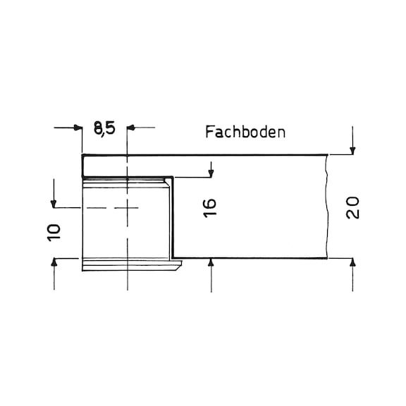 Zelfborgende planksteunverbinder - 5