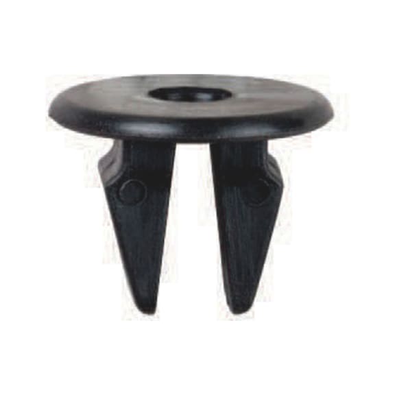 Expanding nut with closed screw-in area for round holes - FENDER NUT