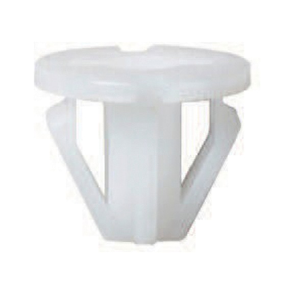 Expanding nut with closed screw-in area for round holes - NYLON NUT