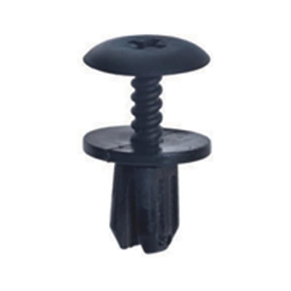 Screw rivet with slit, open - TRIM CLIP