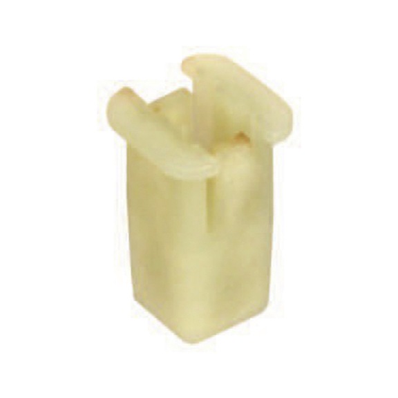 Expanding nut with open screw-in area - BUMPER CLIP