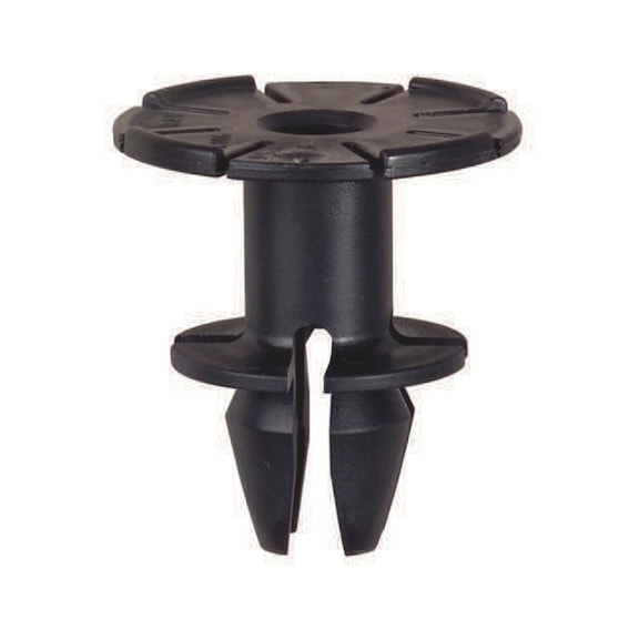 Expanding nut rounded from below - MOULDING CLIP