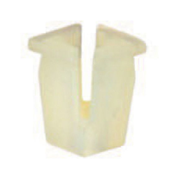 Expanding nut with open screw-in area - WHEEL ARCH CLIP