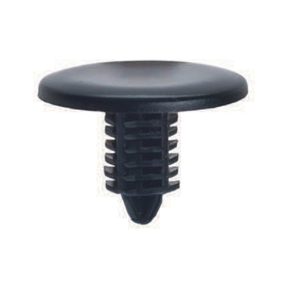 Covering plug, type 4 Pine tree shape, interrupted - BONNET CLIP