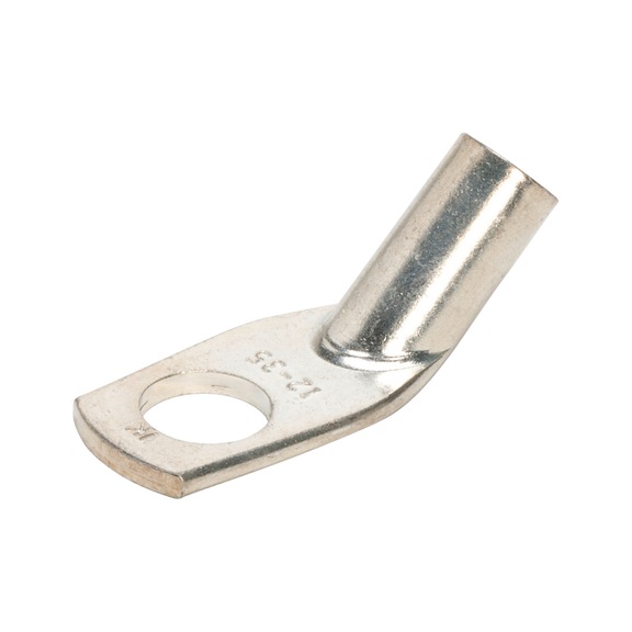 Winkelrohrkabelschuh 45° handelsüblich (DIN-ähnlich) - WNKLROKBLSHH-45GRD-(E-CU)-J2N-M12-35QMM