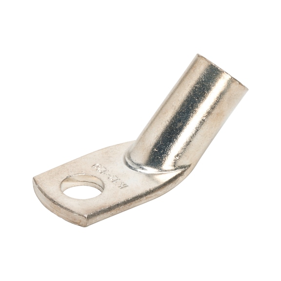 Cosse électrique tubulaire coudée à 45° standard (similaire DIN) - TUBANGLCBLLUG-45DGR-E-CU-J2N-M12-120SMM