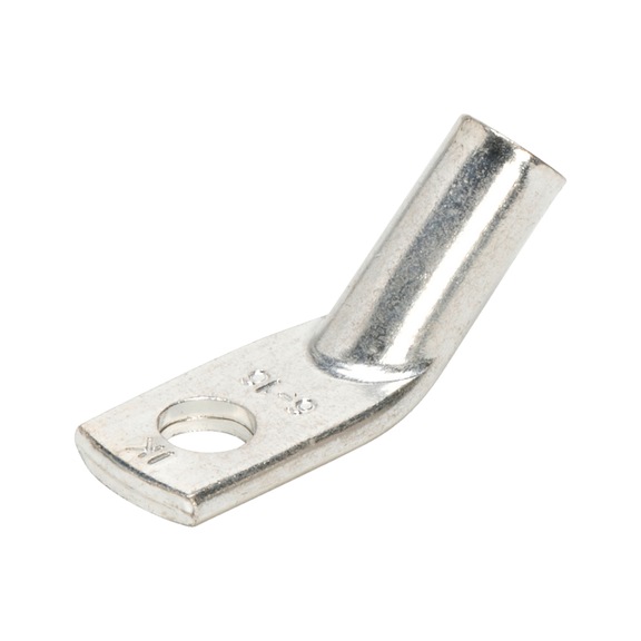 Cosse électrique tubulaire coudée à 45° standard (similaire DIN) - TUBANGLCBLLUG-45DGR-(E-CU)-J2N-M6-16SMM