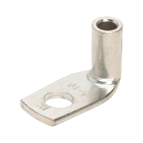 Winkelrohrkabelschuh 90° handelsüblich (DIN-ähnlich) - WNKLROKBLSHH-90GRD-(E-CU)-J2N-M6-10QMM