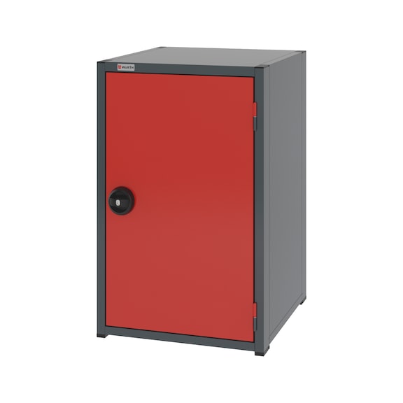 Syst&egrave;me d'armoire &agrave; portes &agrave; rabattement 8.6 : 574x603 mm - WNGDRCAB-8.6-H915-2SHLF-RAL3020