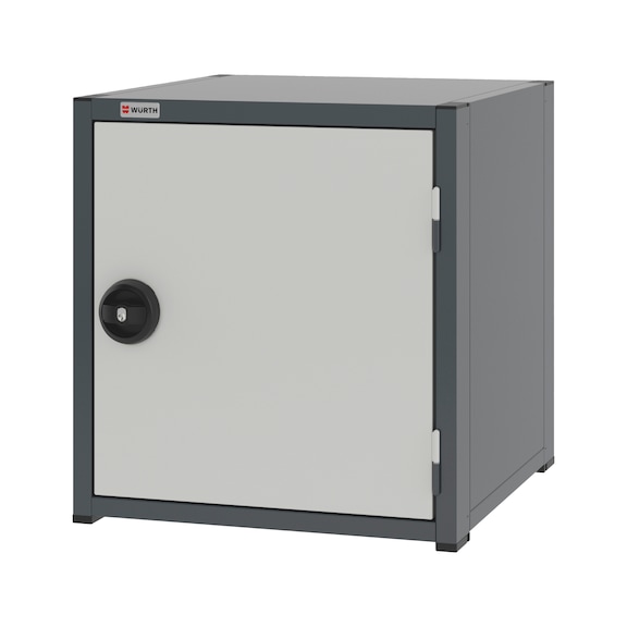 System wing door cabinet 8.6 574x603 mm - WNGDRCAB-8.6-H615-1SHLF-RAL7035