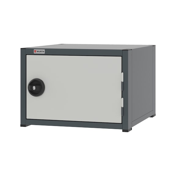 Syst&egrave;me d'armoire &agrave; portes &agrave; rabattement 8.6 : 574x603 mm - WNGDRCAB-8.6-H405-RAL7035