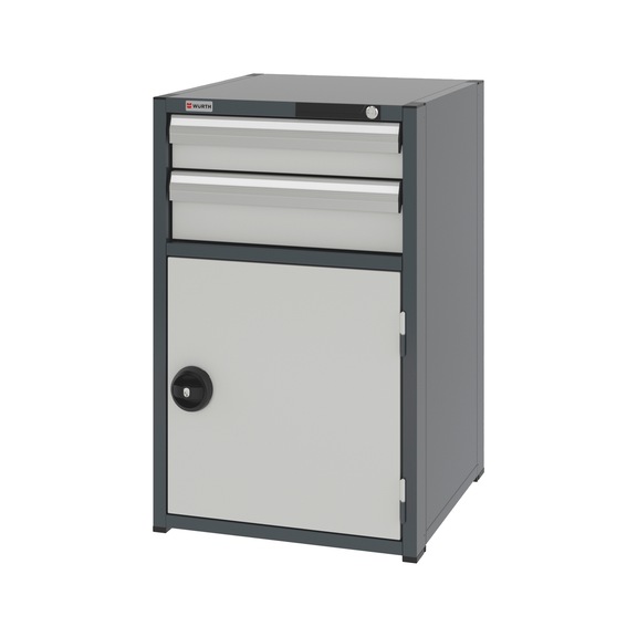 System-Kombischrank 8.6 - 574x603 mm - KOMBISHRNK-8.6-H915-FLGTR540-2SL-R7035