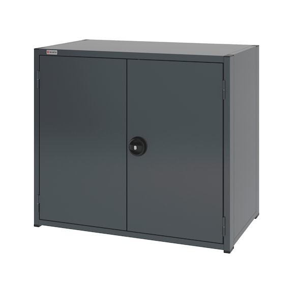 System-Flügeltürenschrank 16.6 1037x603 mm - FLGTRSHRNK-16.6-H915-2FACHBO-RAL7016