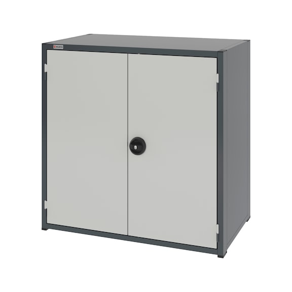 System wing door cabinet 16.6 1,037x603 mm - WNGDRCAB-16.6-H1035-2SHLF-RAL7035