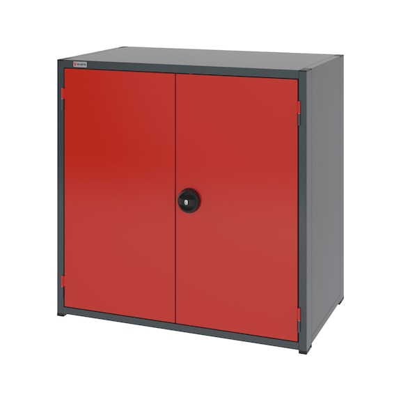 System wing door cabinet 16.6 1,037x603 mm - WNGDRCAB-16.6-H1035-2SHLF-RAL3020