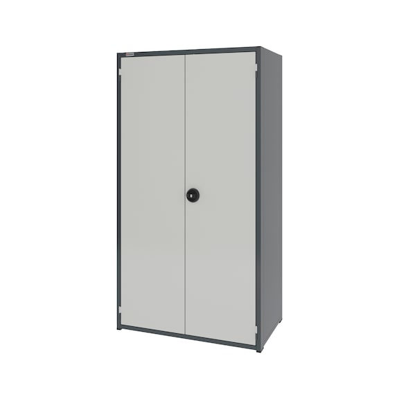 System wing door cabinet 16.6 1,037x603 mm - WNGDRCAB-16.6-H1935-4SHLF-RAL7035