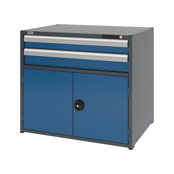 System combination cabinet 16.8: 1037x770 mm - COMBICAB-16.8-H915-WNGDR540-2DRWR-R5010