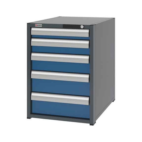 System-Schubladenschrank 8.8 - 574x770 mm - SLSHRNK-8.8-H795-5SL-RAL5010