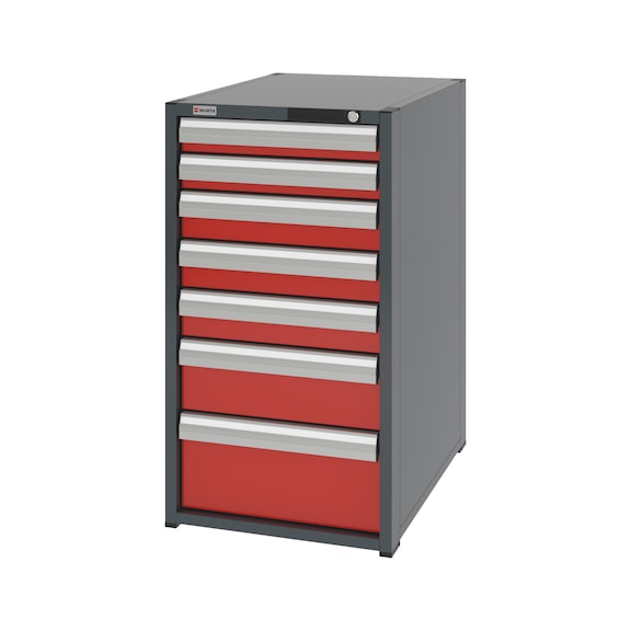 System drawer cabinet 8.8: 574x770 mm - DRWRCAB-8.8-H1035-7DRWR-RAL3020