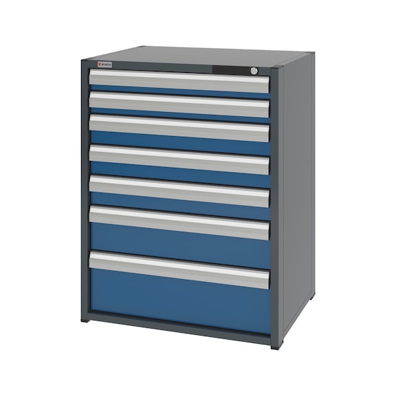 System-Schubladenschrank 12.6 - 805x603 mm - SLSHRNK-12.6-H1035-7SL-RAL5010