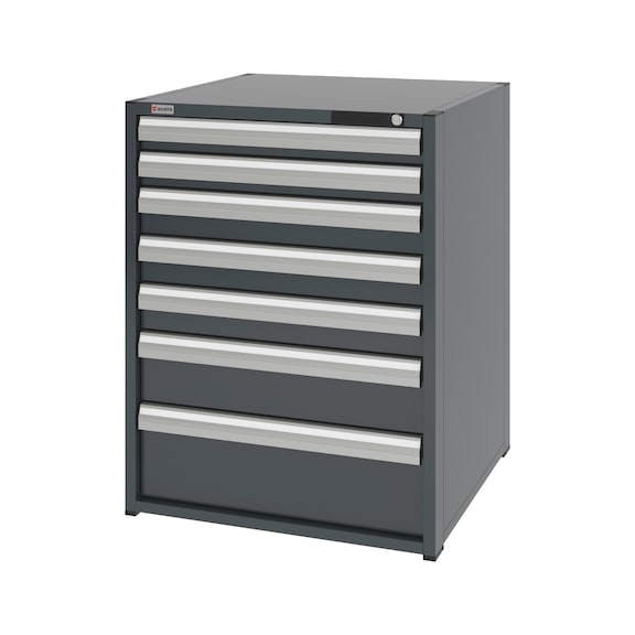 System-Schubladenschrank 12.8 - 805x770 mm - SLSHRNK-12.8-H1035-7SL-RAL7016