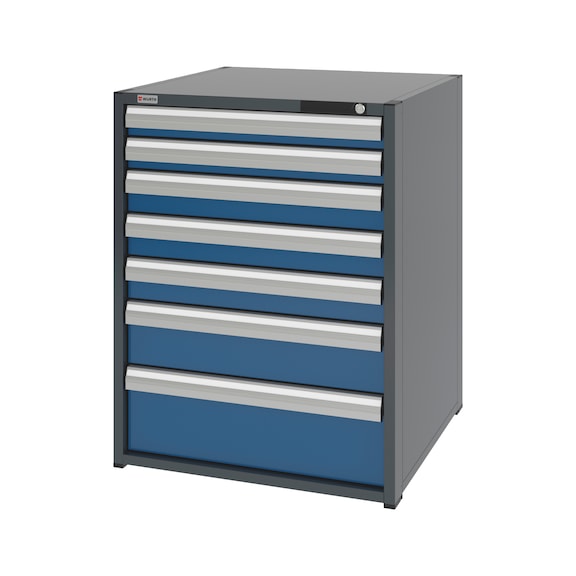 System-Schubladenschrank 12.8 - 805x770 mm - SLSHRNK-12.8-H1035-7SL-RAL5010