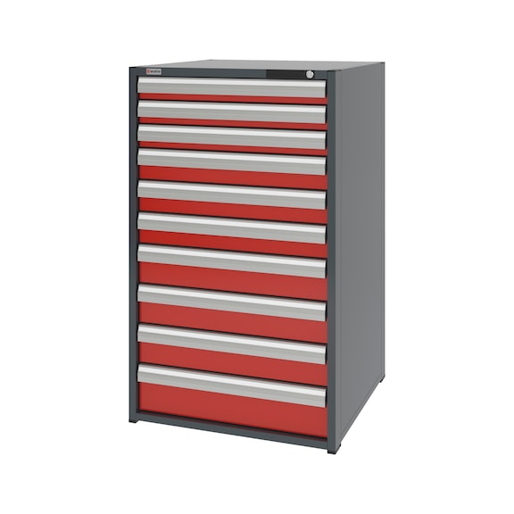 System-Schubladenschrank 12.8 - 805x770 mm - SLSHRNK-12.8-H1335-10SL-RAL3020