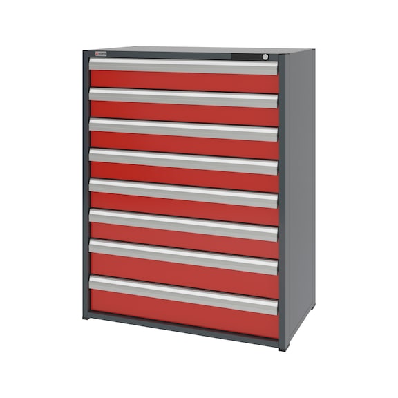 System-Schubladenschrank 16.6 - 1037x603 mm - SLSHRNK-16.6-H1335-8SL-RAL3020