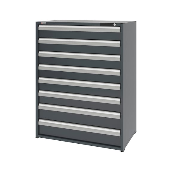 System-Schubladenschrank 16.6 - 1037x603 mm - SLSHRNK-16.6-H1335-8SL-RAL7016