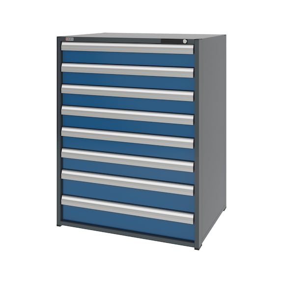 System drawer cabinet 16.8: 1037x770 mm - DRWRCAB-16.8-H1335-8DRWR-RAL5010