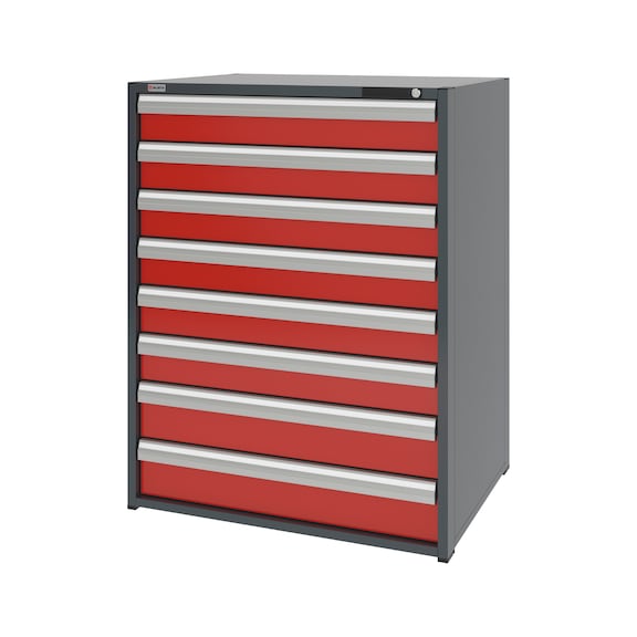 System drawer cabinet 16.8: 1037x770 mm - DRWRCAB-16.8-H1335-8DRWR-RAL3020