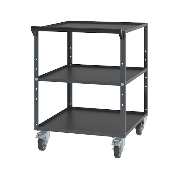 Syst&egrave;me d'armoire &agrave; tiroirs, mobile 8.6 : 574x603 mm - STRG-TRLY-8.6-H750-RAL7035