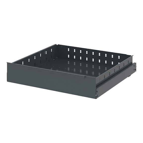 Inside drawer For system hinged door cabinet - INDRWR-WNGDRCAB-12.8-H150-80KG-RAL7016