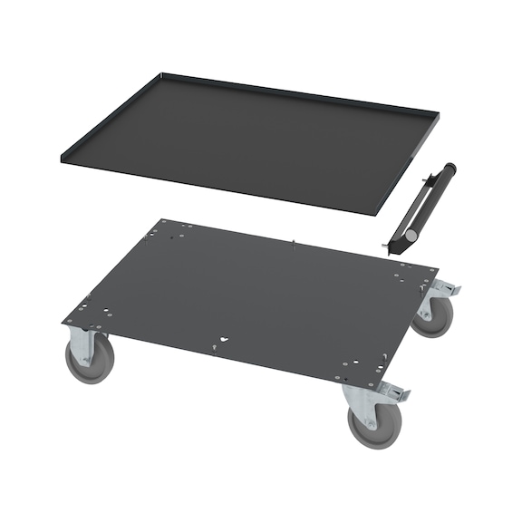 Travel package for system cabinet - MOBPACK-CAB-12.6-RAL7016