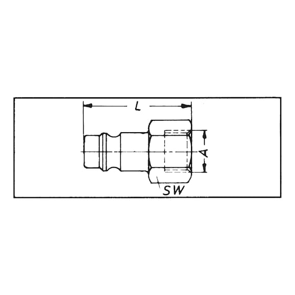 นิปเปิ้ลเกลียวตัวเมียแบบเสียบเข้า - นิปเปิ้ลต่อลมเกลียวใน ทองเหลือง