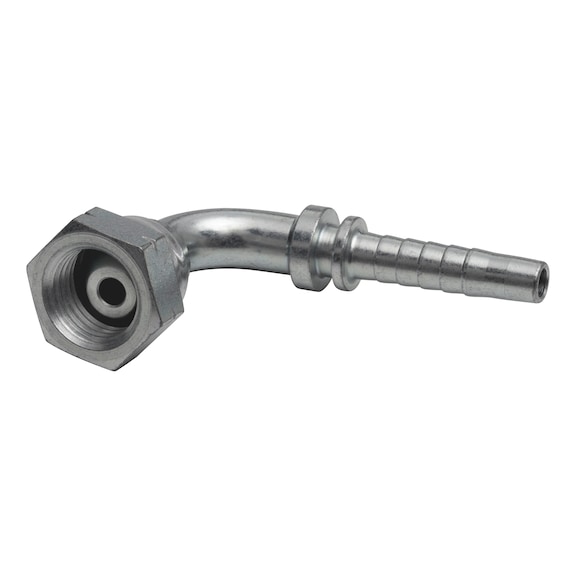 Femmina metrica gomito 90° sede 24° - 1